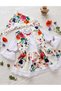 Set traditional Voichița, alb-multicolor - 2