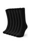 Men's Bamboo Socks 6 Pack, Seamless Perfumed Breathable Soft Moisture Absorbing Daily Long Socks