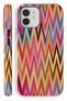 iPhone 11 Rainbow Zigzag Double Layer Full Covering Printing Glossy Protect Phone Case