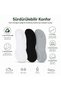 Men's Invisible Sneaker Ballet Socks 6-Pack |   Recycled Yarn, Non-Slip Heel, Black Gray White - 2