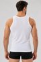 1104 Men's Premium 100% Cotton Ribbed Stretch Fabric Undershirt 1 Piece - 3