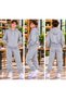 Boys' Hooded Rubberized Track Suit with Rubberized Legs - 2