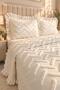 Ruffle Zigra 3 Piece Double Pique Set Cream - 2