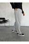 Baggy fabric trousers