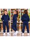Girls' Hooded Rubberized Trackpants - 2
