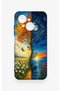 Tecno Spark Go1 Compatible Silicone Case with Sky and Earth Pattern - 4