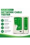 جهاز اختبار كابلات الشبكة RJ45 RJ11 طراز BS-468، جهاز اختبار كابلات الشبكة المحلية (LAN) ثنائي الوظيفة مع وحدة رئيسية ووحدة تحكم عن بعد، مزود بإضاءة LED لرسم الخرائط، وكشف الانقطاع والدوائر القصيرة والأسلاك المتقاطعة والخطأ في التوصيل، أداة اختبار سريعة للكابلات.