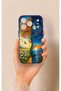 iPhone 17 Pro Compatible Sky and Earth Pattern Silicone Case