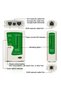 جهاز اختبار كابلات الشبكة RJ45 RJ11 طراز BS-468، جهاز اختبار كابلات الشبكة المحلية (LAN) ثنائي الوظيفة مع وحدة رئيسية ووحدة تحكم عن بعد، مزود بإضاءة LED لرسم الخرائط، وكشف الانقطاع والدوائر القصيرة والأسلاك المتقاطعة والخطأ في التوصيل، أداة اختبار سريعة للكابلات. - 6