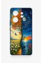 Infinix Zero 30 Compatible Silicone Case with Sky and Earth Pattern - 4