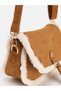 Suede-Look Girls' Shoulder Bag for Style Enthusiasts from Uzg Store - 5