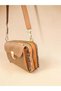 Ethnic Patterned Tan Bohemian Wallet Bag - 5