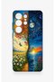 Samsung S26 Ultra Compatible Sky and Earth Pattern Silicone Case - 4