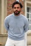 Men's Full-Length Winter Gray Fit Sweater - 2