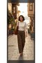 Women's Elastic Waist, Lace-Up, Full Lycra Fabric, Super Comfortable, Top Quality, Wide-Leg Palazzo Pants