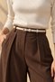 Loren Women's Kere Silver Buckle Classic Trousers Dress Jacket Shirt Skirt Belt Set of 7 - 3
