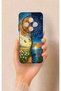 Redmi 14C Compatible Sky and Earth Pattern Silicone Case