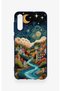 Samsung A50 Compatible Night Tale Patterned Silicone Case - 2