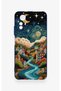 Redmi Note 12S Compatible Night Tale Patterned Silicone Case - 2
