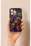 iPhone 14 Pro Max Compatible Colorful Sky Pattern Silicone Case
