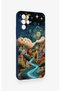 Omix X700 Compatible Night Tale Patterned Silicone Case - 3