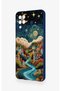 Samsung A12 Compatible Night Tale Patterned Silicone Case - 4