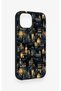 iPhone 15 Compatible Night Tale Patterned Silicone Case - 3