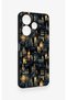 Redmi 13 4g Compatible Night Tale Patterned Silicone Case - 3