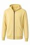 Moxy Unisex Zippered Hooded Two-Thread Raster Sweatshirt Comfortable Fit Basic Cardigan with Kangaroo Pockets