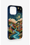 iPhone 16 Pro Max Compatible Night Tale Patterned Silicone Case - 3