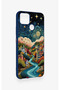 Realme C25 Compatible Night Tale Patterned Silicone Case - 3
