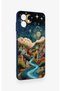 Samsung A07 Compatible Night Tale Patterned Silicone Case - 3
