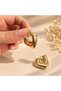 Women's Gold Earrings – Thick Geometric U-Shaped Modern Design Earrings