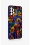 Samsung A13 Compatible Colorful Sky Pattern Silicone Case - 3