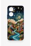 Vivo Y18 Compatible Night Tale Patterned Silicone Case - 2