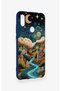 Huawei Y6 2019 Compatible Night Tale Patterned Silicone Case - 3
