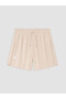 Two Mt Shop Quality Kappa Beige Interlock Plain Comfortable & Relax Women's Sports Shorts