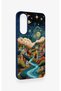 Samsung A57 Compatible Night Tale Patterned Silicone Case - 3