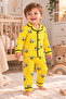 100% Cotton Chick Patterned Baby Boy Girl Pajama Set Long Sleeve Buttoned - 2