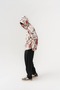 Butterfly Patterned Hooded Oversize Men's Shirt - 4