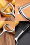Flat Peeler Stainless Steel – Durable Vegetable and Fruit Peeler with Ergonomic Grip Handle - 3