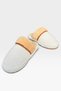 Women's Plush Non-Slip Lightweight Sole Furry Indoor Slippers White - 5