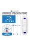 Dust Control Mop | Washable Cotton Flat Mop | Swivel Head | Aluminum Handle | 60 cm | White - 3