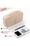 Large Capacity Student Pencil Case with Handle, Multi-Functional Pen Bag for School, Office, - 3