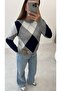 Baklava Pattern Sweater - 4