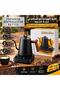 Temperature Control Electric Gooseneck Kettle 1L, 1000W Digital Display Coffee & Tea Brewer - 4
