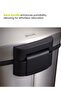 Shell Stainless Steel Pedal Bin with Slow Close Lid | Trash Can with Lid | 18 Liter, Silver - 7
