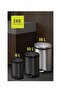 Shell Stainless Steel Pedal Bin with Slow Close Lid | Trash Can with Lid | 18 Liter, Silver - 2
