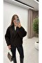 Double Breasted Collar Buttoned Cardigan