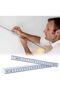 2m Folding Ruler Plastic Meter Stick, Double-Sided Metric Scale 10 Segments Expandable - 6